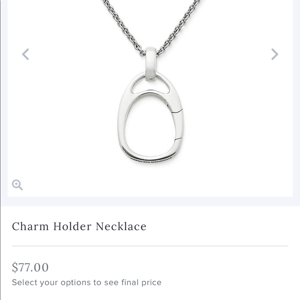 James Avery charm holder